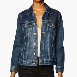Lucky Brand Women's Tomboy Trucker Jacket - Medium Blue - size M - EUC